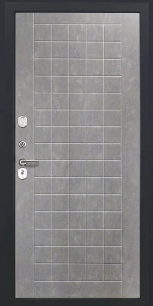 Входная дверь ДвериПРО Квадро ФЛ-256 (10мм, бетон пепельный) DPRO201015 внутренняя сторона
