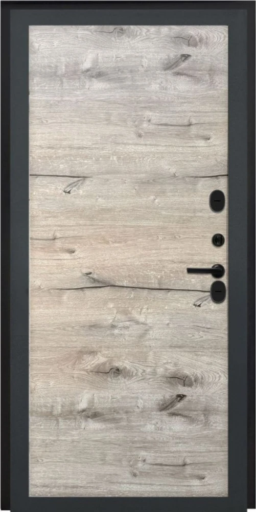 Входная дверь ДвериПРО Модель L-46 Без фрезеровки Дуб пацифик горизонт DPRO201303 внутренняя сторона